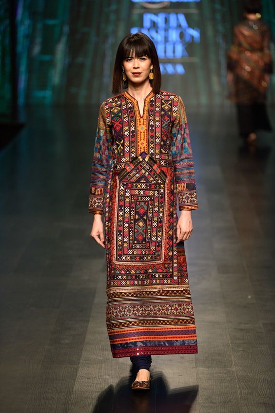 Each Balochi dress is one of a kind