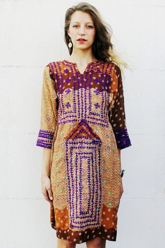 Each Balochi dress is one of a kind