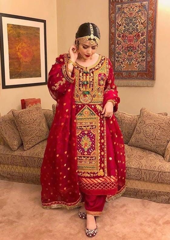 Each Balochi dress is one of a kind