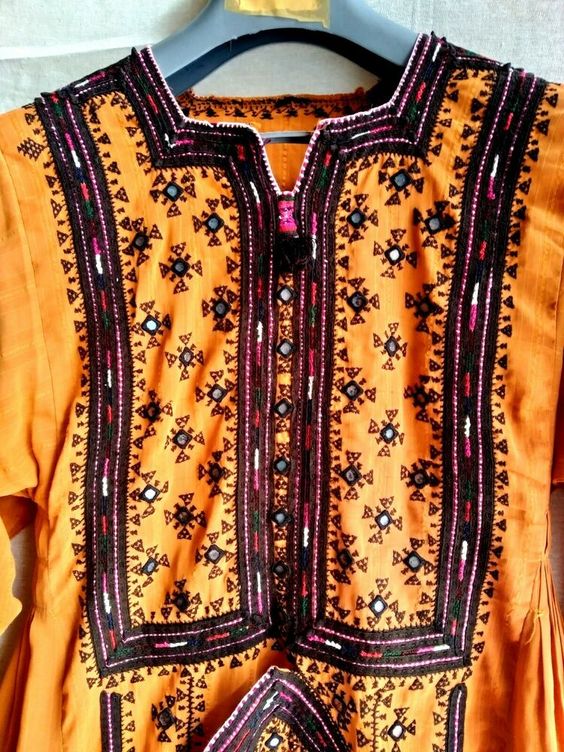 Each Balochi dress is one of a kind