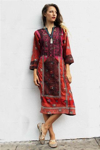 Each Balochi dress is one of a kind