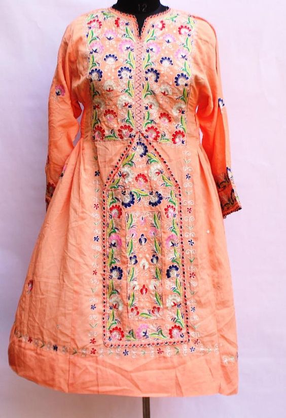 Each Balochi dress is one of a kind