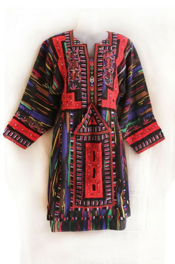 Each Balochi dress is one of a kind