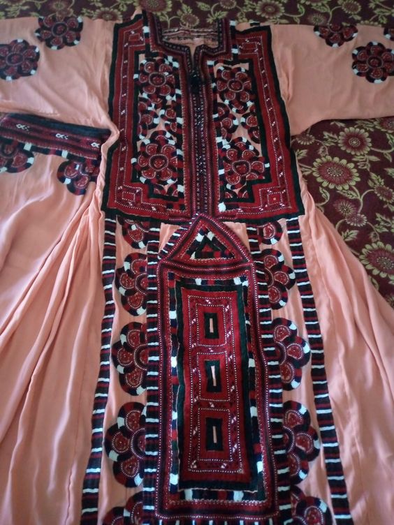 Each Balochi dress is one of a kind