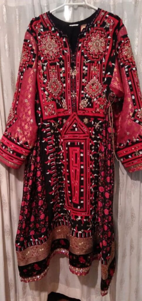 Each Balochi dress is one of a kind