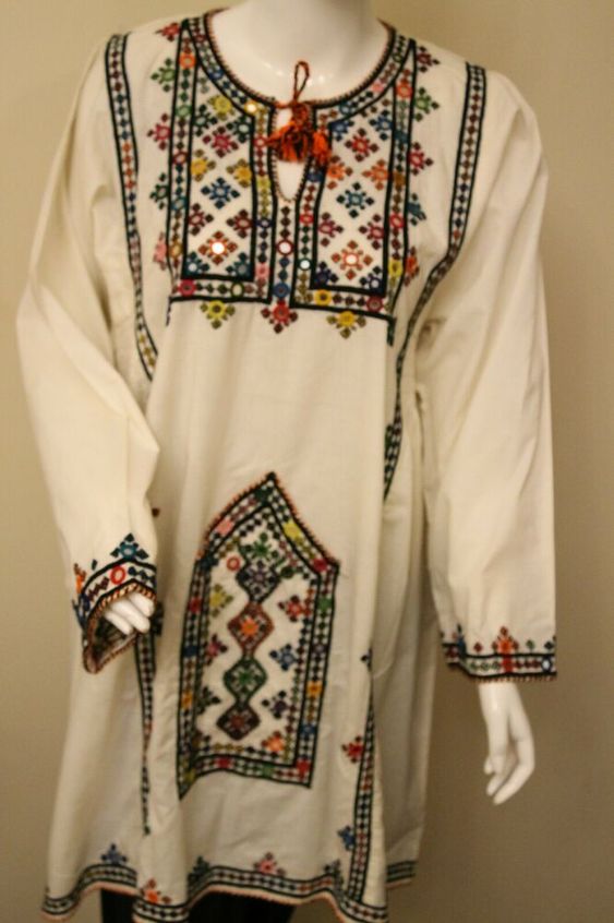 Each Balochi dress is one of a kind