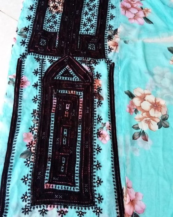 Each Balochi dress is one of a kind