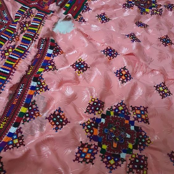 Each Balochi dress is one of a kind