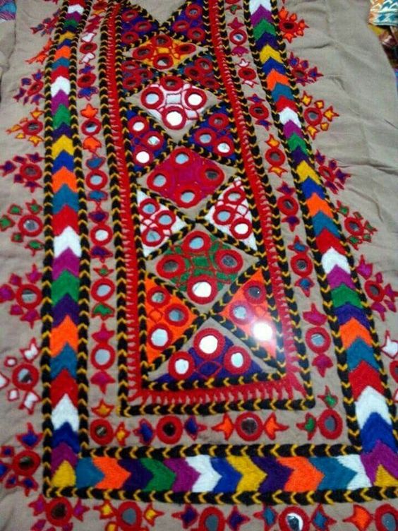 Each Balochi dress is one of a kind