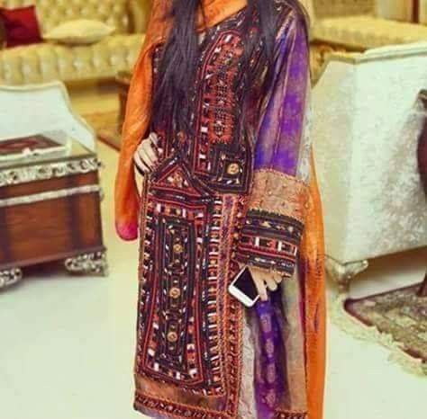 Each Balochi dress is one of a kind