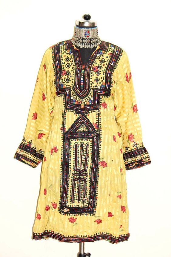 Each Balochi dress is one of a kind