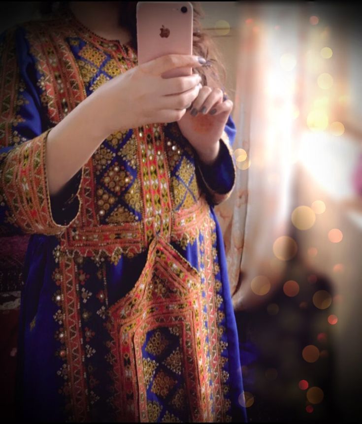 Each Balochi dress is one of a kind