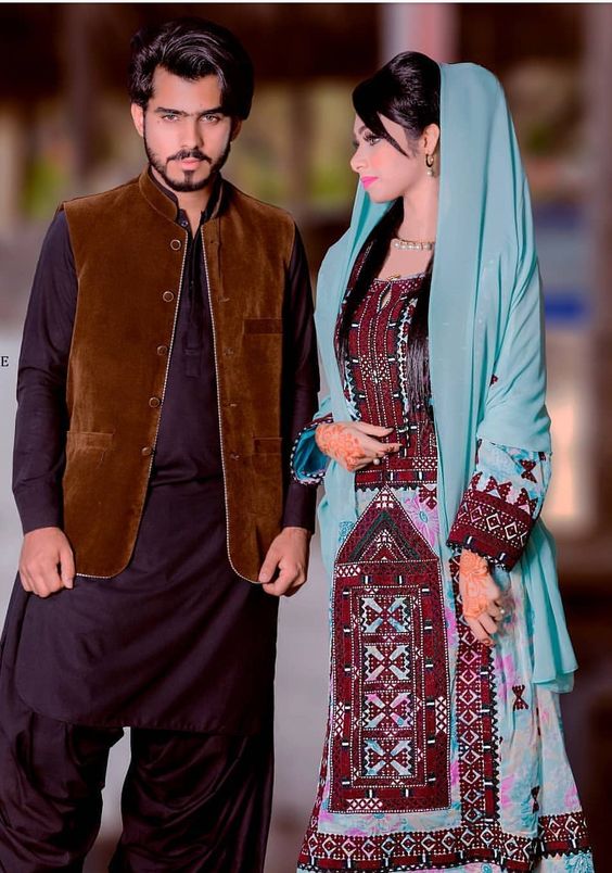 Each Balochi dress is one of a kind