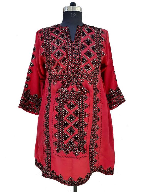 Each Balochi dress is one of a kind