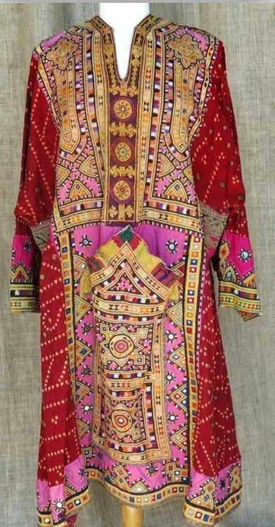 Each Balochi dress is one of a kind