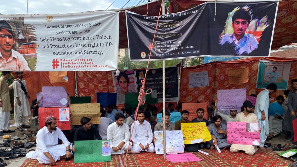 Baloch students in Pakistan demand an end to abductions and disappearances