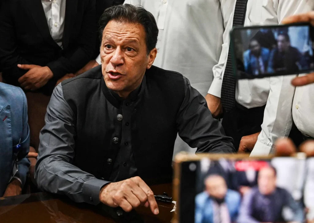 Pakistan is 'standing on the edge of darkness,' former leader Imran Khan says